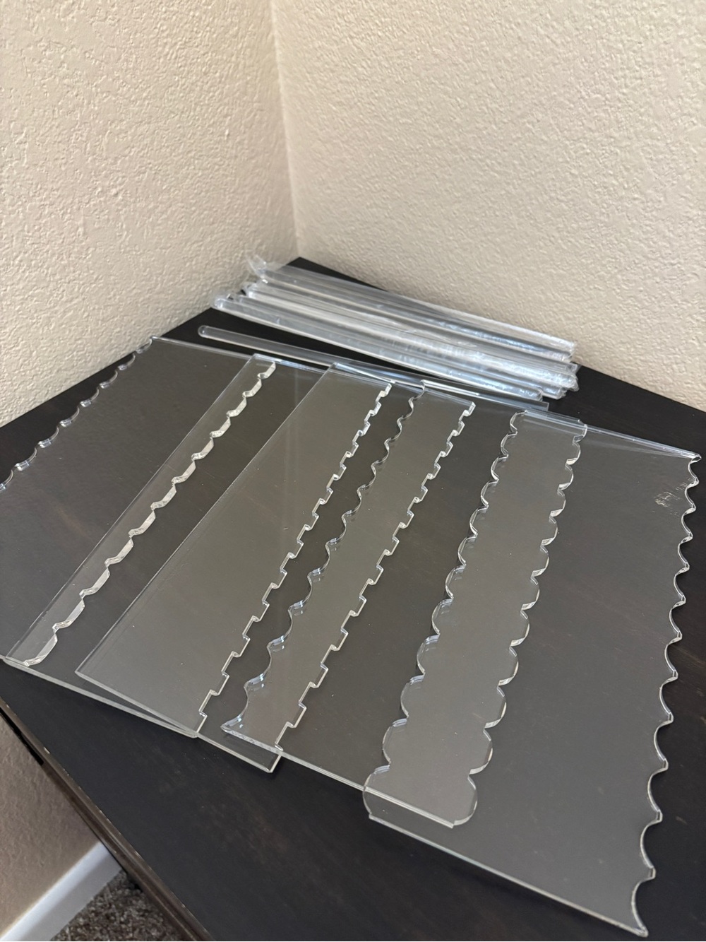 Clear Acrylic Display Panels Set